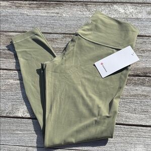 Lululemon Align High-Rise Pant 28" Bay Leaf green leggings size 12 NWT
